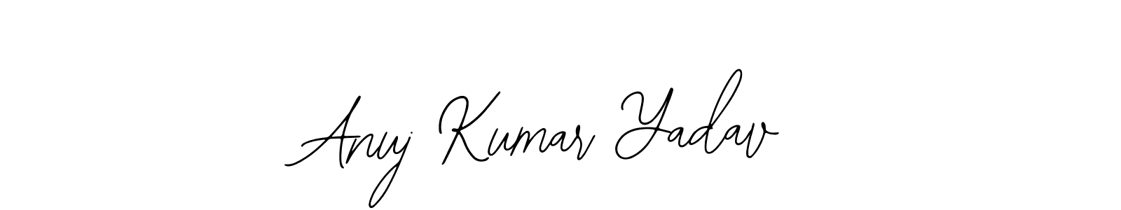 Use a signature maker to create a handwritten signature online. With this signature software, you can design (Bearetta-2O07w) your own signature for name Anuj Kumar Yadav. Anuj Kumar Yadav signature style 12 images and pictures png