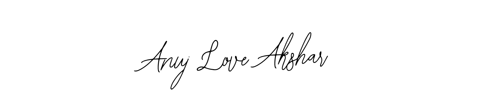 The best way (Bearetta-2O07w) to make a short signature is to pick only two or three words in your name. The name Anuj Love Akshar include a total of six letters. For converting this name. Anuj Love Akshar signature style 12 images and pictures png