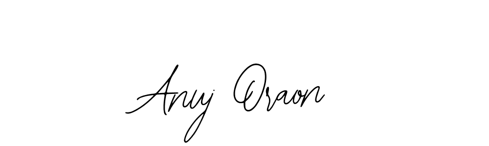 How to make Anuj Oraon signature? Bearetta-2O07w is a professional autograph style. Create handwritten signature for Anuj Oraon name. Anuj Oraon signature style 12 images and pictures png