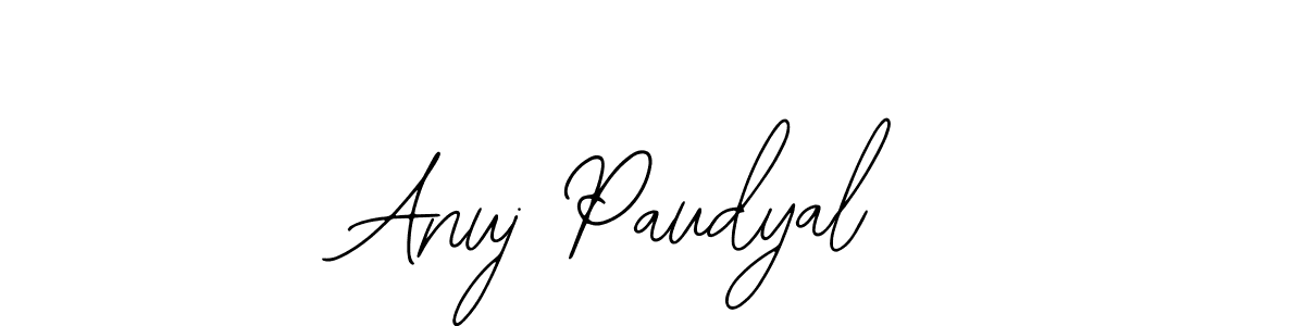 Anuj Paudyal stylish signature style. Best Handwritten Sign (Bearetta-2O07w) for my name. Handwritten Signature Collection Ideas for my name Anuj Paudyal. Anuj Paudyal signature style 12 images and pictures png