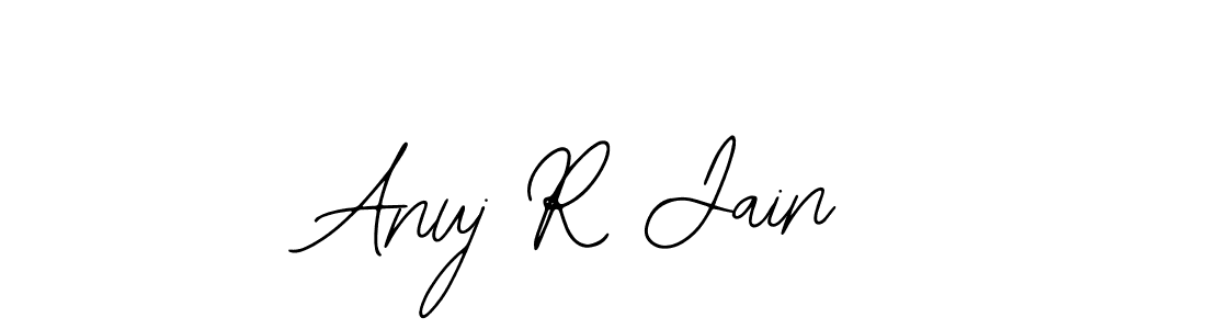 How to make Anuj R Jain signature? Bearetta-2O07w is a professional autograph style. Create handwritten signature for Anuj R Jain name. Anuj R Jain signature style 12 images and pictures png