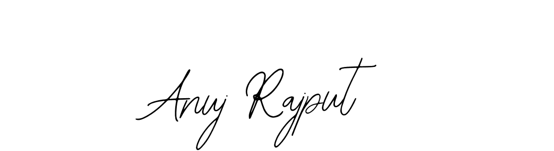 How to make Anuj Rajput signature? Bearetta-2O07w is a professional autograph style. Create handwritten signature for Anuj Rajput name. Anuj Rajput signature style 12 images and pictures png