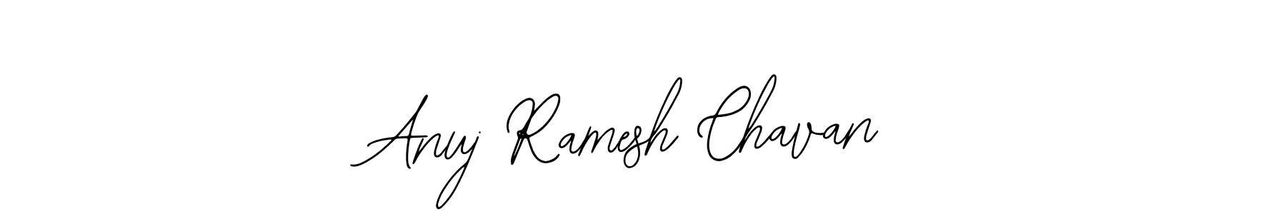 How to make Anuj Ramesh Chavan name signature. Use Bearetta-2O07w style for creating short signs online. This is the latest handwritten sign. Anuj Ramesh Chavan signature style 12 images and pictures png