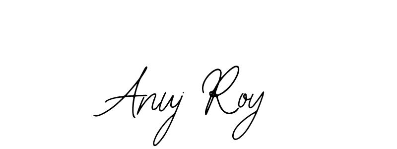 How to make Anuj Roy name signature. Use Bearetta-2O07w style for creating short signs online. This is the latest handwritten sign. Anuj Roy signature style 12 images and pictures png