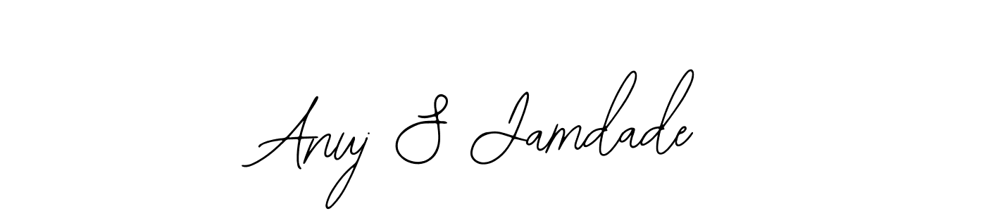 Create a beautiful signature design for name Anuj S Jamdade. With this signature (Bearetta-2O07w) fonts, you can make a handwritten signature for free. Anuj S Jamdade signature style 12 images and pictures png