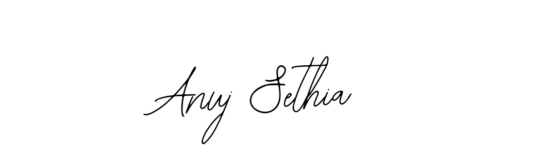 Anuj Sethia stylish signature style. Best Handwritten Sign (Bearetta-2O07w) for my name. Handwritten Signature Collection Ideas for my name Anuj Sethia. Anuj Sethia signature style 12 images and pictures png