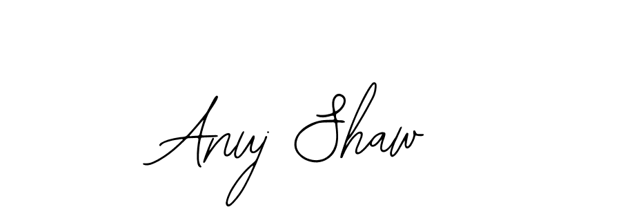 Use a signature maker to create a handwritten signature online. With this signature software, you can design (Bearetta-2O07w) your own signature for name Anuj Shaw. Anuj Shaw signature style 12 images and pictures png