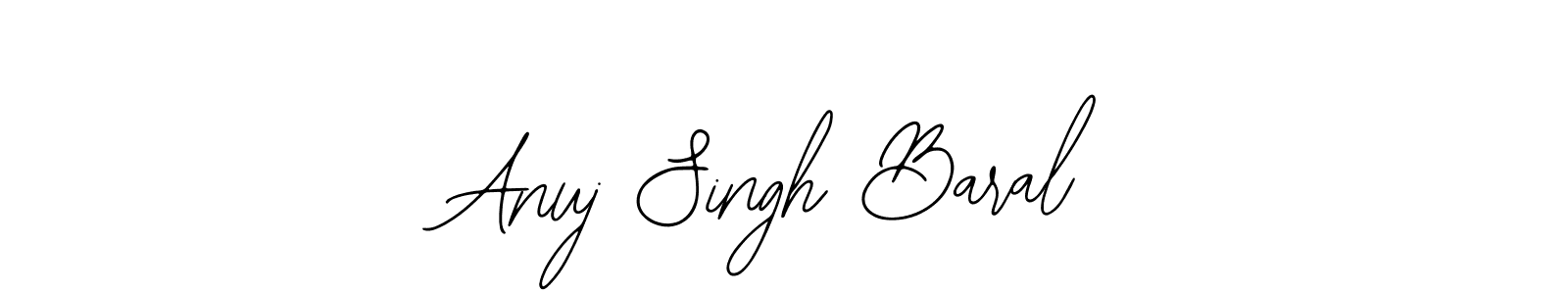 Design your own signature with our free online signature maker. With this signature software, you can create a handwritten (Bearetta-2O07w) signature for name Anuj Singh Baral. Anuj Singh Baral signature style 12 images and pictures png