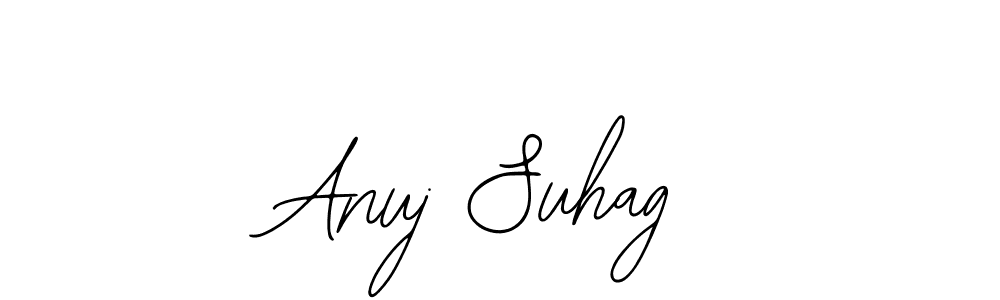 if you are searching for the best signature style for your name Anuj Suhag. so please give up your signature search. here we have designed multiple signature styles  using Bearetta-2O07w. Anuj Suhag signature style 12 images and pictures png