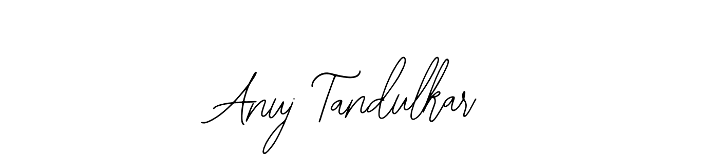 Also You can easily find your signature by using the search form. We will create Anuj Tandulkar name handwritten signature images for you free of cost using Bearetta-2O07w sign style. Anuj Tandulkar signature style 12 images and pictures png