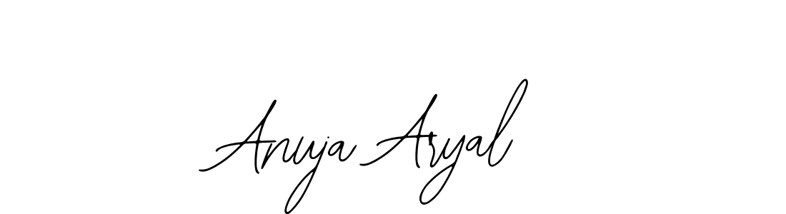 You should practise on your own different ways (Bearetta-2O07w) to write your name (Anuja Aryal) in signature. don't let someone else do it for you. Anuja Aryal signature style 12 images and pictures png