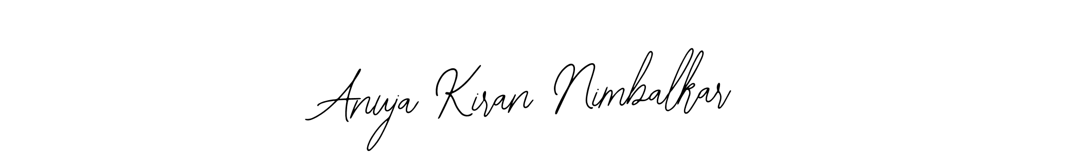 How to Draw Anuja Kiran Nimbalkar signature style? Bearetta-2O07w is a latest design signature styles for name Anuja Kiran Nimbalkar. Anuja Kiran Nimbalkar signature style 12 images and pictures png