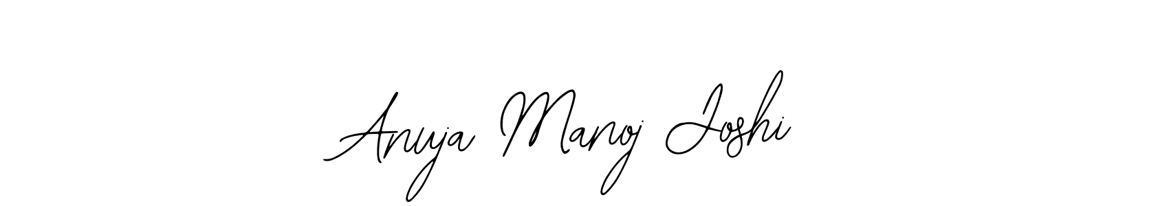 Make a beautiful signature design for name Anuja Manoj Joshi. Use this online signature maker to create a handwritten signature for free. Anuja Manoj Joshi signature style 12 images and pictures png