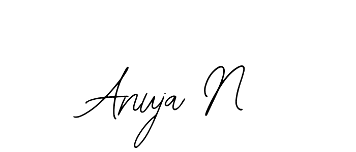 Anuja N stylish signature style. Best Handwritten Sign (Bearetta-2O07w) for my name. Handwritten Signature Collection Ideas for my name Anuja N. Anuja N signature style 12 images and pictures png
