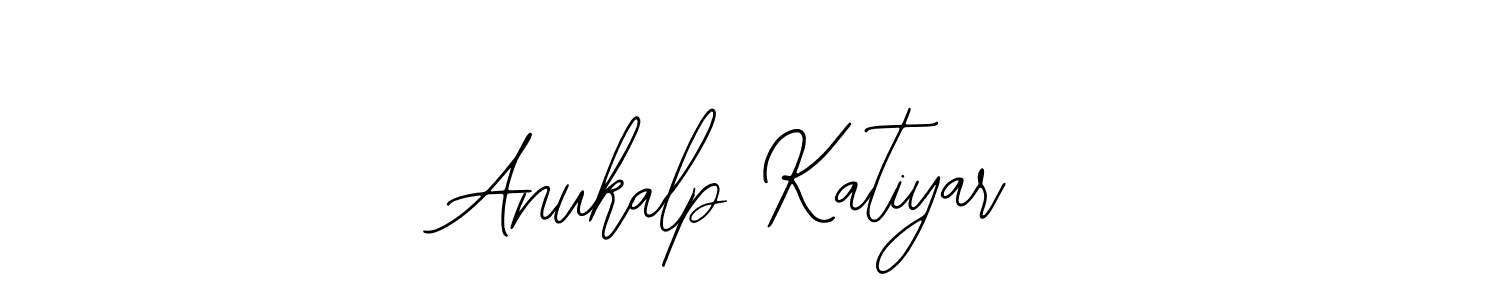 You should practise on your own different ways (Bearetta-2O07w) to write your name (Anukalp Katiyar) in signature. don't let someone else do it for you. Anukalp Katiyar signature style 12 images and pictures png