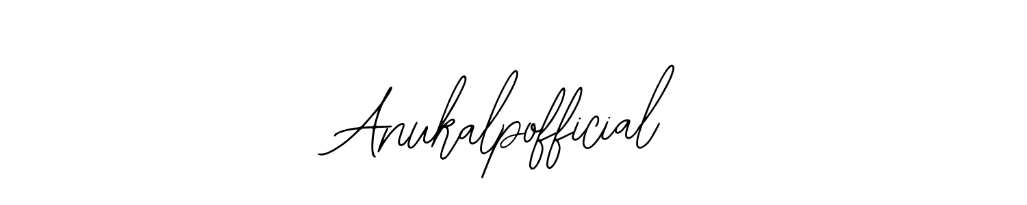 How to make Anukalpofficial signature? Bearetta-2O07w is a professional autograph style. Create handwritten signature for Anukalpofficial name. Anukalpofficial signature style 12 images and pictures png