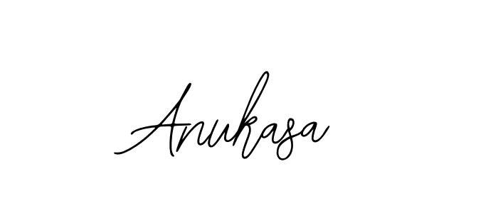 How to make Anukasa name signature. Use Bearetta-2O07w style for creating short signs online. This is the latest handwritten sign. Anukasa signature style 12 images and pictures png