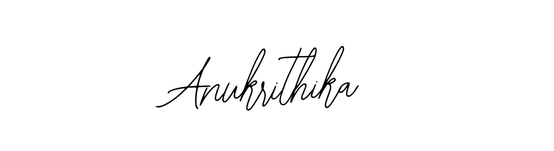 How to make Anukrithika signature? Bearetta-2O07w is a professional autograph style. Create handwritten signature for Anukrithika name. Anukrithika signature style 12 images and pictures png