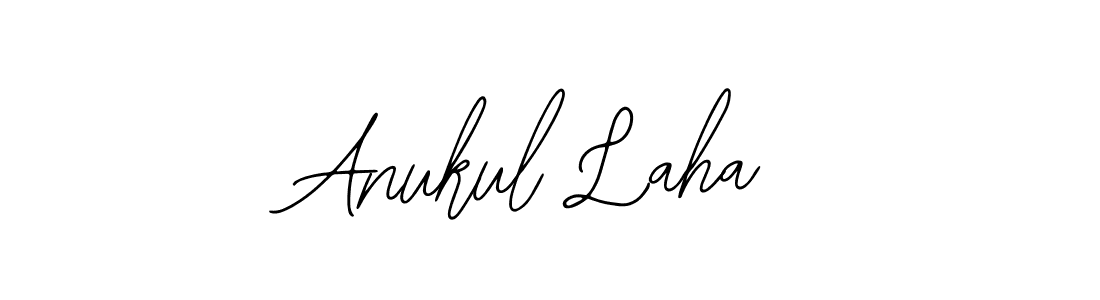 The best way (Bearetta-2O07w) to make a short signature is to pick only two or three words in your name. The name Anukul Laha include a total of six letters. For converting this name. Anukul Laha signature style 12 images and pictures png
