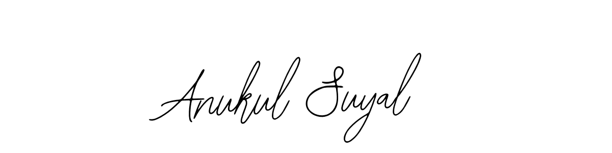 Make a beautiful signature design for name Anukul Suyal. With this signature (Bearetta-2O07w) style, you can create a handwritten signature for free. Anukul Suyal signature style 12 images and pictures png