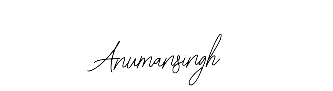 How to make Anumansingh name signature. Use Bearetta-2O07w style for creating short signs online. This is the latest handwritten sign. Anumansingh signature style 12 images and pictures png