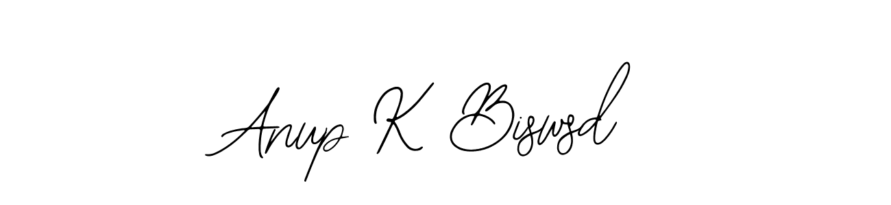 Design your own signature with our free online signature maker. With this signature software, you can create a handwritten (Bearetta-2O07w) signature for name Anup K Biswsd. Anup K Biswsd signature style 12 images and pictures png