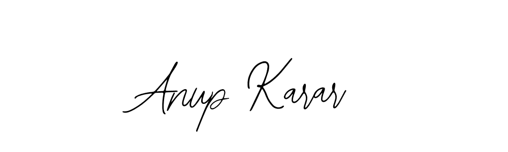 You should practise on your own different ways (Bearetta-2O07w) to write your name (Anup Karar) in signature. don't let someone else do it for you. Anup Karar signature style 12 images and pictures png