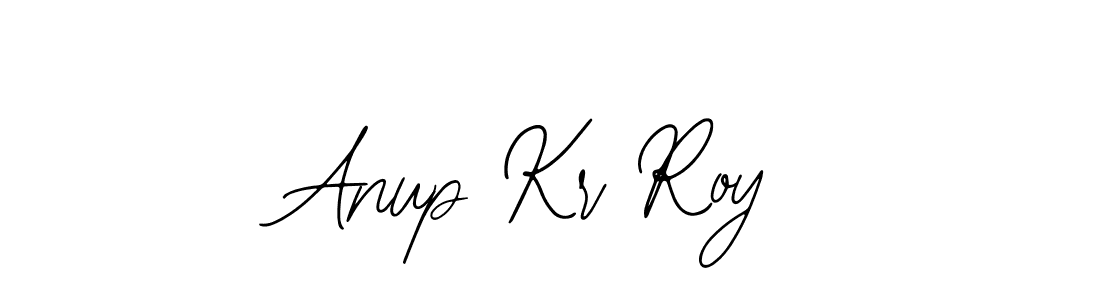 How to make Anup Kr Roy name signature. Use Bearetta-2O07w style for creating short signs online. This is the latest handwritten sign. Anup Kr Roy signature style 12 images and pictures png