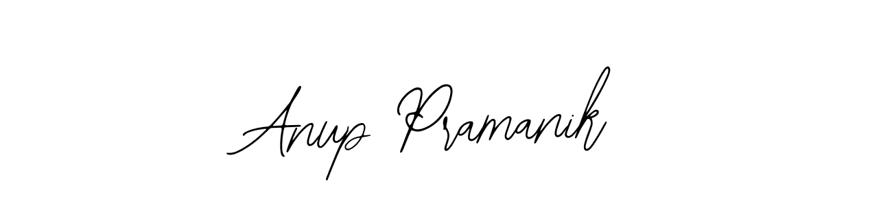 How to make Anup Pramanik name signature. Use Bearetta-2O07w style for creating short signs online. This is the latest handwritten sign. Anup Pramanik signature style 12 images and pictures png