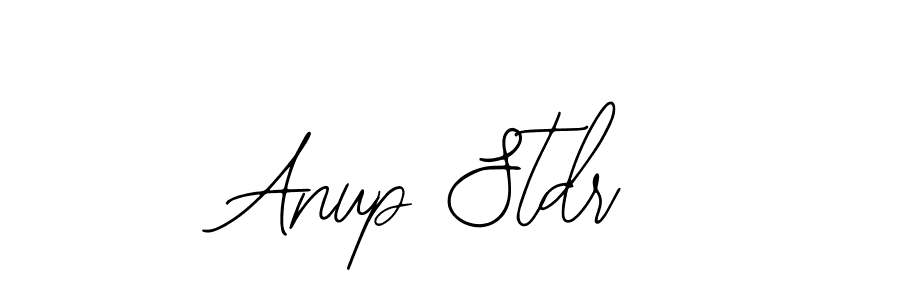 How to make Anup Stdr name signature. Use Bearetta-2O07w style for creating short signs online. This is the latest handwritten sign. Anup Stdr signature style 12 images and pictures png