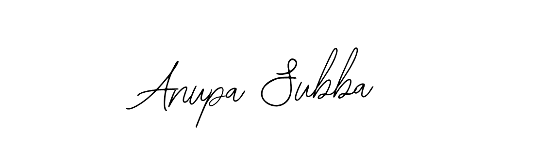 Also You can easily find your signature by using the search form. We will create Anupa Subba name handwritten signature images for you free of cost using Bearetta-2O07w sign style. Anupa Subba signature style 12 images and pictures png