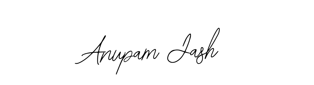 How to make Anupam Jash name signature. Use Bearetta-2O07w style for creating short signs online. This is the latest handwritten sign. Anupam Jash signature style 12 images and pictures png