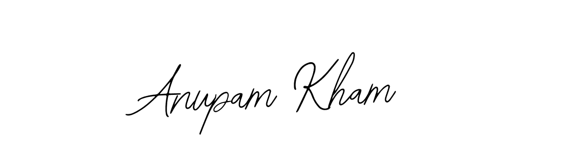 Make a beautiful signature design for name Anupam Kham. With this signature (Bearetta-2O07w) style, you can create a handwritten signature for free. Anupam Kham signature style 12 images and pictures png