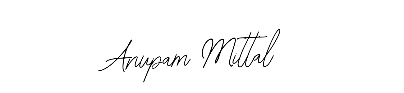 You should practise on your own different ways (Bearetta-2O07w) to write your name (Anupam Mittal) in signature. don't let someone else do it for you. Anupam Mittal signature style 12 images and pictures png