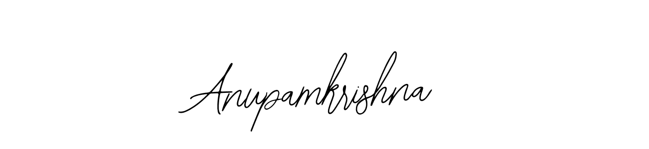 How to make Anupamkrishna signature? Bearetta-2O07w is a professional autograph style. Create handwritten signature for Anupamkrishna name. Anupamkrishna signature style 12 images and pictures png