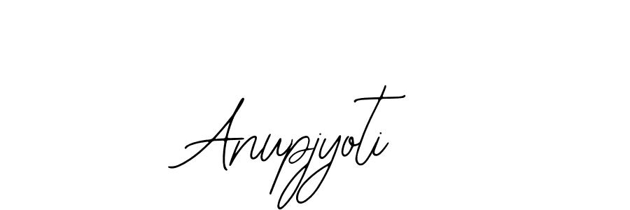 How to make Anupjyoti name signature. Use Bearetta-2O07w style for creating short signs online. This is the latest handwritten sign. Anupjyoti signature style 12 images and pictures png