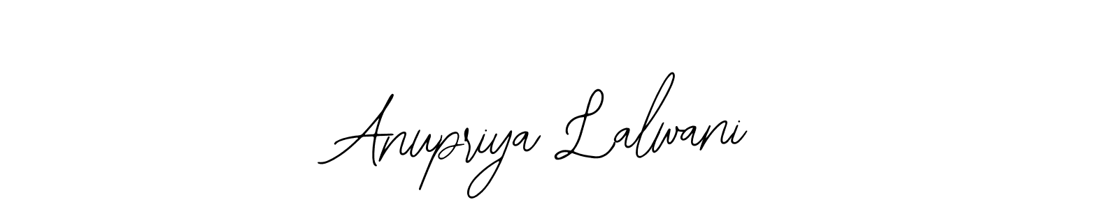 Also You can easily find your signature by using the search form. We will create Anupriya Lalwani name handwritten signature images for you free of cost using Bearetta-2O07w sign style. Anupriya Lalwani signature style 12 images and pictures png