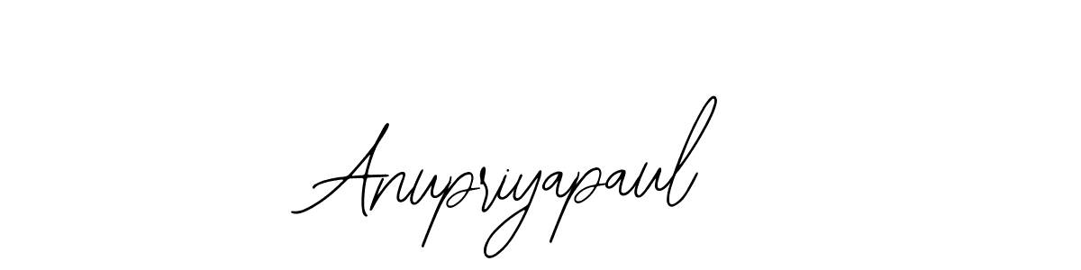 Create a beautiful signature design for name Anupriyapaul. With this signature (Bearetta-2O07w) fonts, you can make a handwritten signature for free. Anupriyapaul signature style 12 images and pictures png