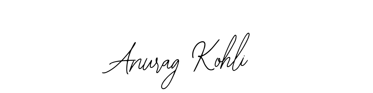 Bearetta-2O07w is a professional signature style that is perfect for those who want to add a touch of class to their signature. It is also a great choice for those who want to make their signature more unique. Get Anurag Kohli name to fancy signature for free. Anurag Kohli signature style 12 images and pictures png