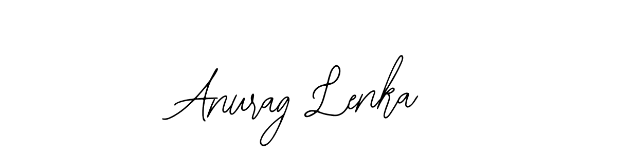 How to make Anurag Lenka name signature. Use Bearetta-2O07w style for creating short signs online. This is the latest handwritten sign. Anurag Lenka signature style 12 images and pictures png