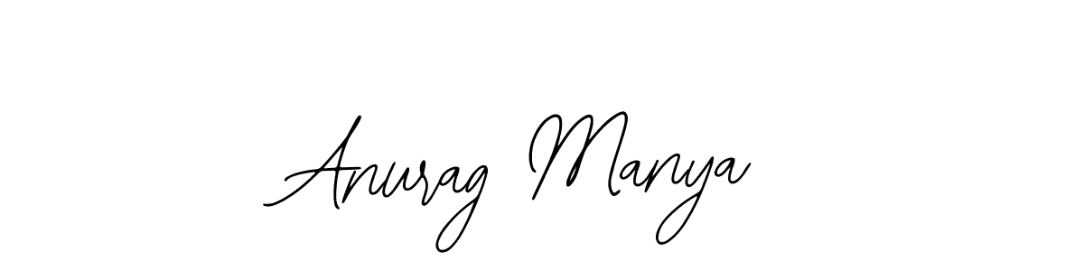 Use a signature maker to create a handwritten signature online. With this signature software, you can design (Bearetta-2O07w) your own signature for name Anurag Manya. Anurag Manya signature style 12 images and pictures png