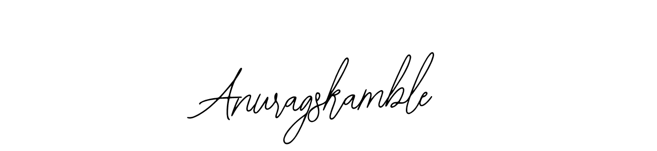 Design your own signature with our free online signature maker. With this signature software, you can create a handwritten (Bearetta-2O07w) signature for name Anuragskamble. Anuragskamble signature style 12 images and pictures png