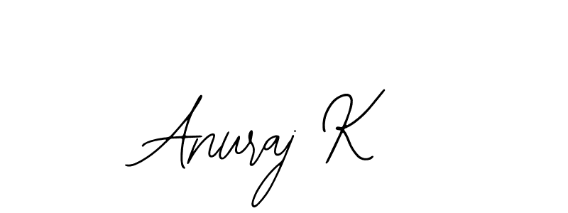 Create a beautiful signature design for name Anuraj K. With this signature (Bearetta-2O07w) fonts, you can make a handwritten signature for free. Anuraj K signature style 12 images and pictures png