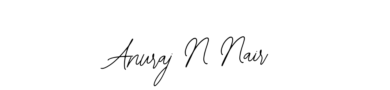 This is the best signature style for the Anuraj N Nair name. Also you like these signature font (Bearetta-2O07w). Mix name signature. Anuraj N Nair signature style 12 images and pictures png