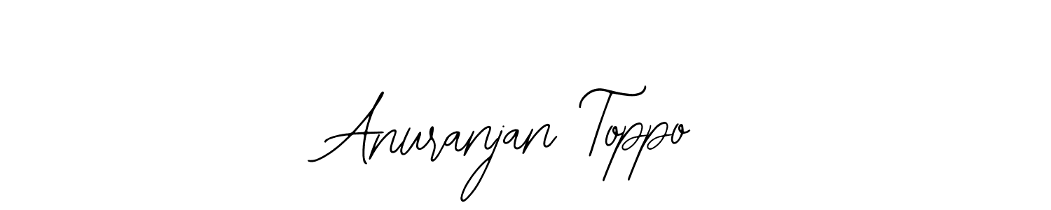 Also we have Anuranjan Toppo name is the best signature style. Create professional handwritten signature collection using Bearetta-2O07w autograph style. Anuranjan Toppo signature style 12 images and pictures png