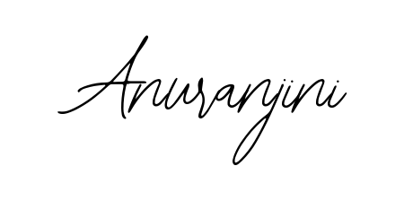 The Bearetta-2O07w typeface gives name Anuranjini a refined look. Suitable for certificates, diplomas, and official verification. Anuranjini signature style 12 images and pictures png