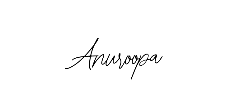 How to make Anuroopa name signature. Use Bearetta-2O07w style for creating short signs online. This is the latest handwritten sign. Anuroopa signature style 12 images and pictures png