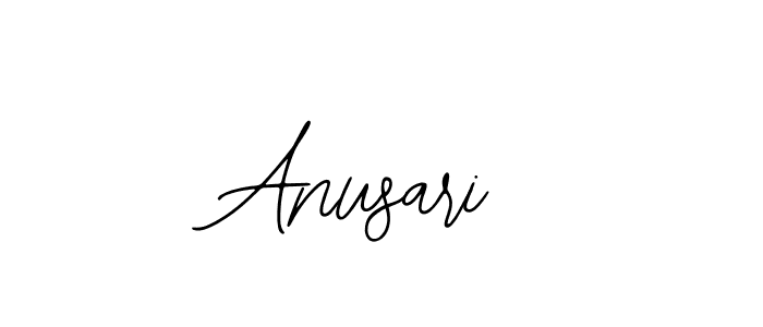 if you are searching for the best signature style for your name Anusari. so please give up your signature search. here we have designed multiple signature styles  using Bearetta-2O07w. Anusari signature style 12 images and pictures png