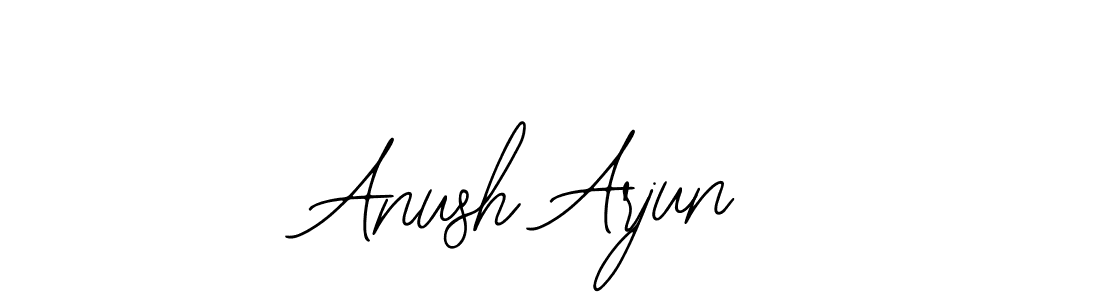 Bearetta-2O07w is a professional signature style that is perfect for those who want to add a touch of class to their signature. It is also a great choice for those who want to make their signature more unique. Get Anush Arjun name to fancy signature for free. Anush Arjun signature style 12 images and pictures png