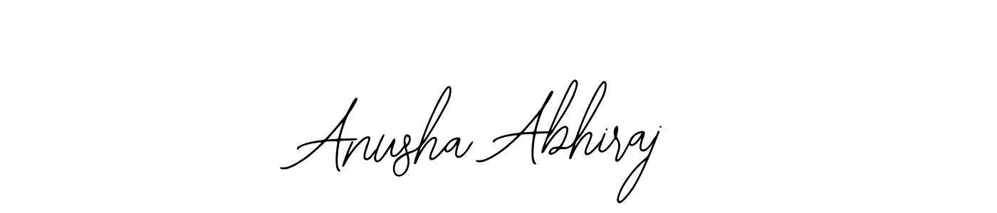 How to Draw Anusha Abhiraj signature style? Bearetta-2O07w is a latest design signature styles for name Anusha Abhiraj. Anusha Abhiraj signature style 12 images and pictures png